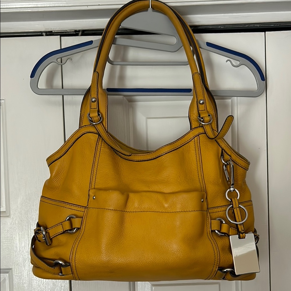 Etienne Aigner Mustard Shoulder Bag